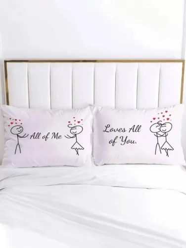 Capas , Fronhas e Travesseiros Personalizados Com Fotos, frases, textos para casais 