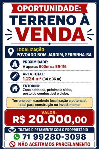 Terreno em Serrinha