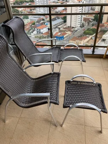 Conjunto de cadeiras de varanda