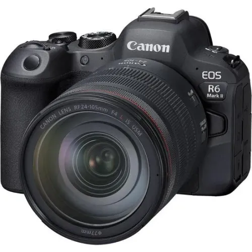 Câmera Digital Canon EOS R6 Mark II 24.2MP 3.0" Lente RF 24-105MM IS USM - Nova