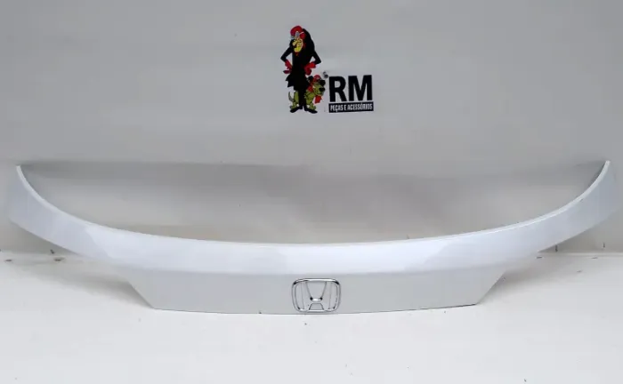 Aplique Régua Da Tampa Traseira Honda Hrv 2014 2015 2016 Branco