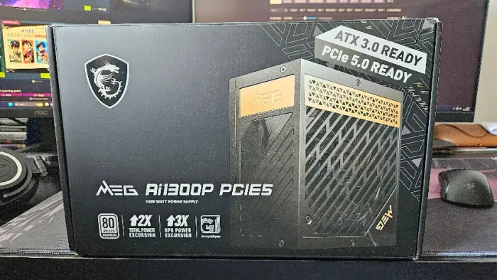 Fonte MSI MEG 1300W Ai1300P - 80 Plus Platinum e Cybenetics Platinum
