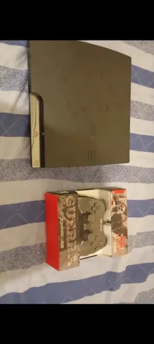 Ps 3 desbl0qu eado com call of duty 2 abaixado 180 gb de espaço e contro con fio knup