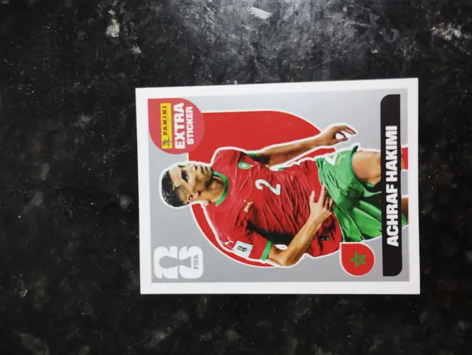 Figurinha legend da copa do mundo 2026!!! Hakimi prata !!! 