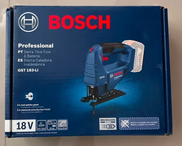 Serra Tico-tico A Bateria Brushless Bosch Gst 183-li