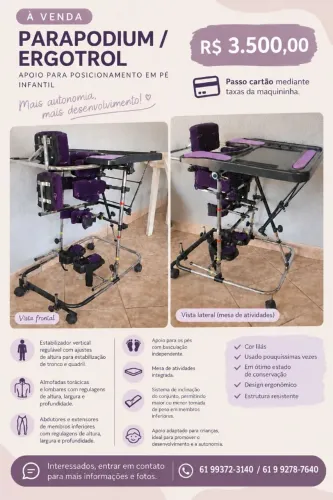 Vende-se Parapodium Ergotrol