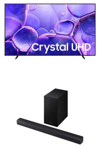 Tv 85 polegadas Samsung Crystal na caixa lacrada e com nota 