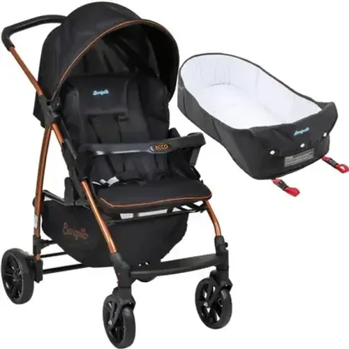 Carrinho de bebê Burigotto Ecco + Moisés + bebê conforto + brinde