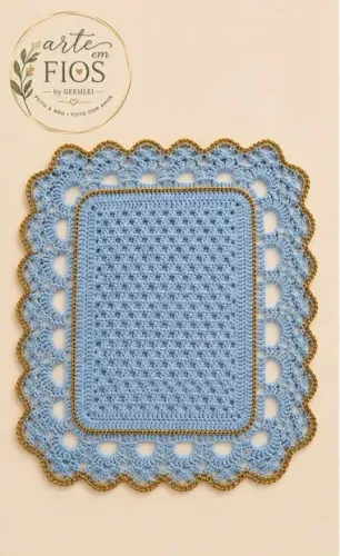 Souplast / americano de mesa - Azul Bebe