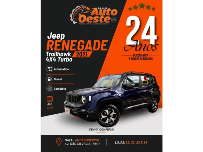 Jeep Renegade Trailhawk 2.0 4X4 TB Diesel AUT 2021