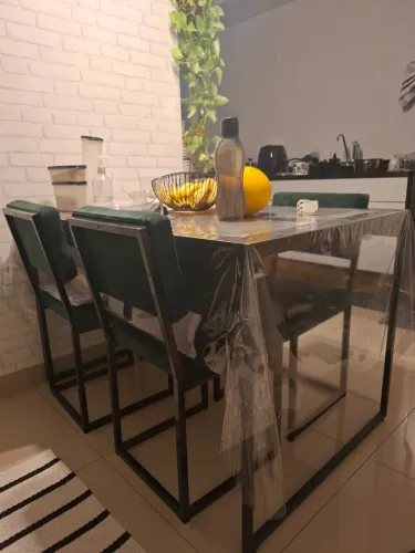 Conjunto Mesa com 4 cadeiras Metalon