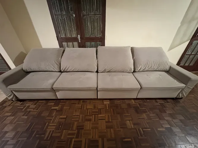 Sofá reclinável e retrátil 3 metros!