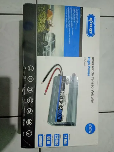 Inversor de Tensão ? Veicular 12V x 220V 4000W
