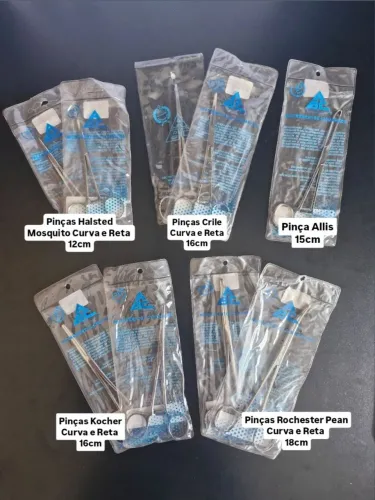 Vendo Kit de Instrumentais Cirúrgicos ABC - Nunca Usados | Aço Inoxidável