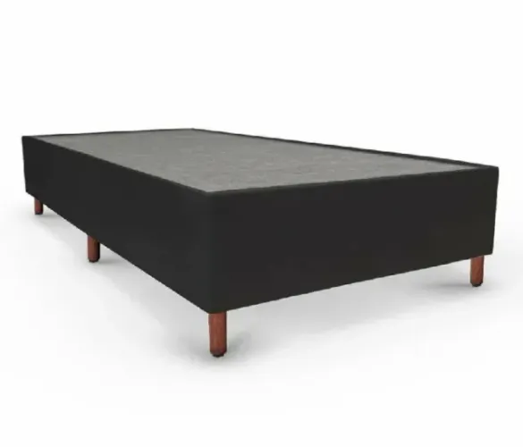 Base Solteiro Tozatto 88x188x26cm Tecido Suede (Nova)