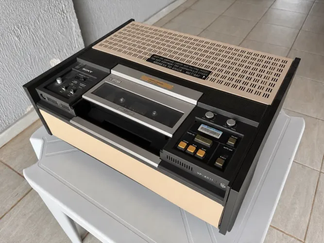 Videocassete Umatic Sony Anos 70 Relíquia