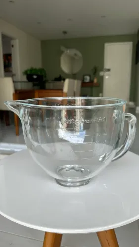 Tigela de Vidro Original KitchenAid para Batedeira Artisan 4,8L