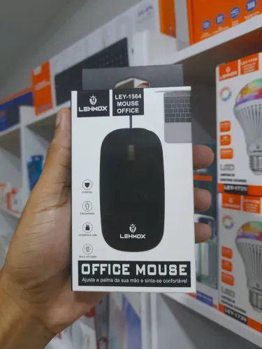 Mouse de fio fino lehmox