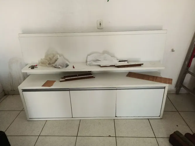 Rack + prateleira usado em excelente estado