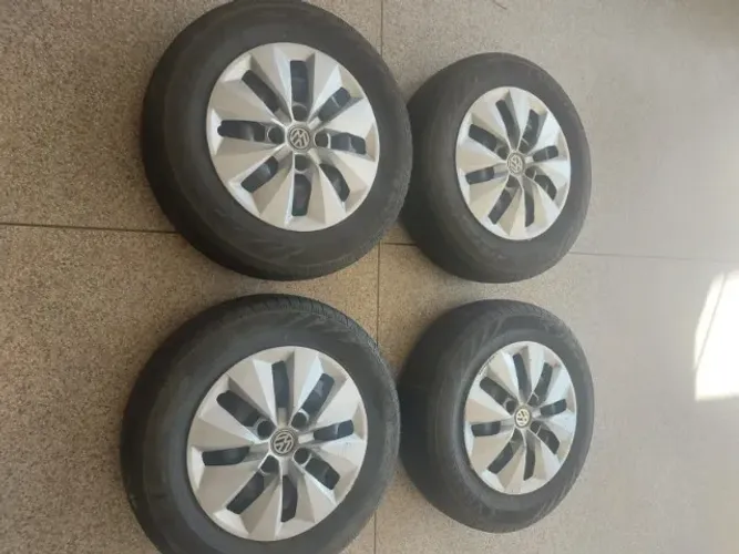 Rodas VW Orig + Pneu 175/70 R14 - Voyage/Gol/Saveiro