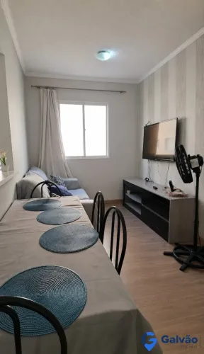 Apartamento para locação mobiliado no Condomínio Curiós no Parque Residencial Jundiaí em J