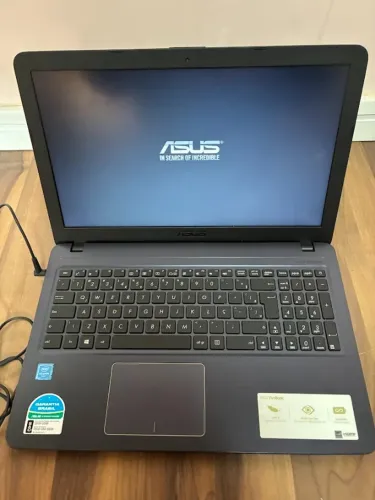 Notebook Asus, Modelo X543m Cel 4gb 500gb Win10 Preto - Usado