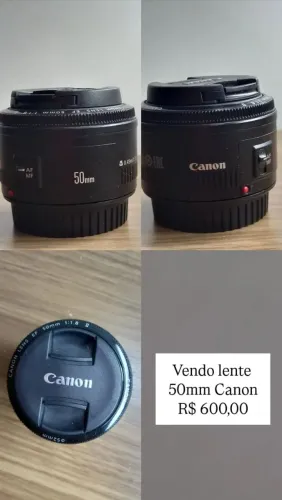 Lente 50mm Canon