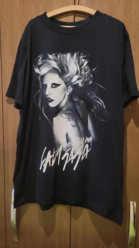 Camisa lady gaga tamanho m