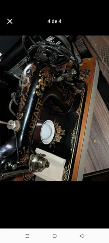 Maquina de costura rara vintage pra colecionador