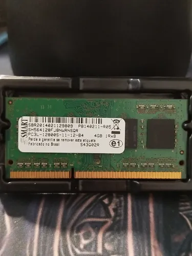 Memória RAM SMART Modular de 4GB DDR3L para notebook