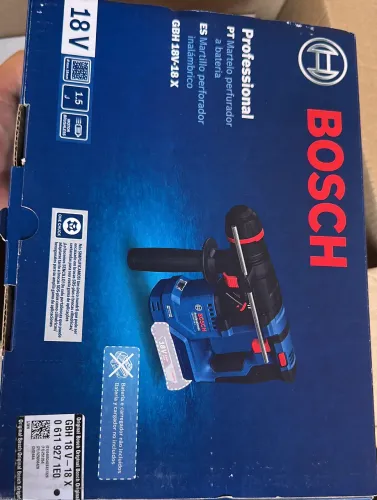 Martelo Perfurador Bosch GBH 18V-18 X Professional - Novo na Caixa