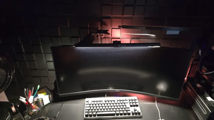 Monitor de 34' curvo Samsung Odyssey 165hz impecável 