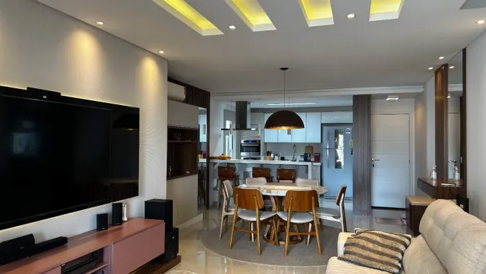 Cobertura duplex à venda, 3 quartos, 2 suítes, 3 vagas, Balneário do Estreito - Florianópo