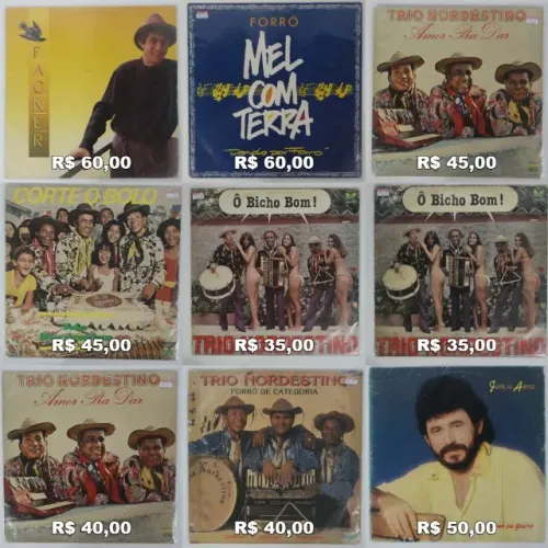Discos de Vinil de Forró
