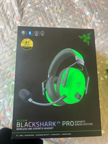 Fone Razer Blackshark V3 Pro Green Edition