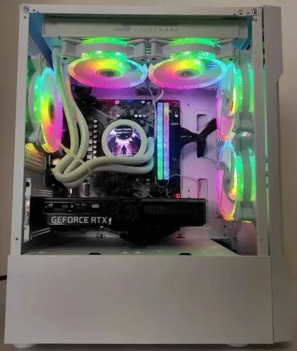 Pc Gamer Cristal Ryzen 5 8600G RTX 3060 Ti (NOVO) AM5 DDR5