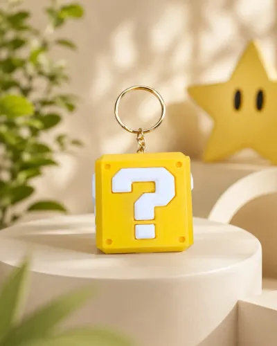 Chaveiro cubo gamer Mário