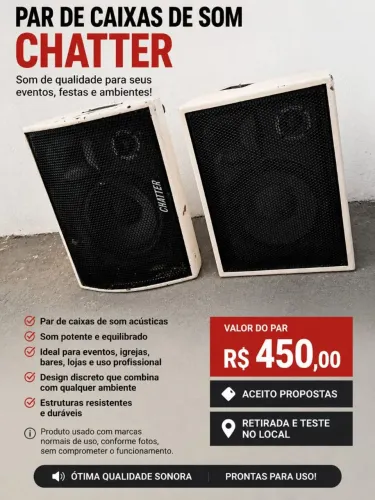 CAIXAS DE SOM
