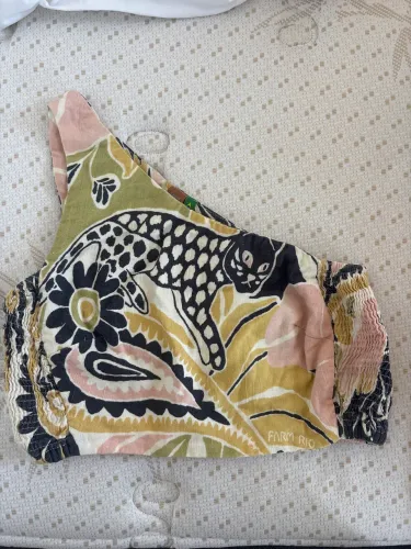 Cropped Farm estampado P/PP