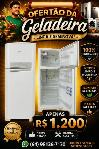 Só a vida Eletrolux semi nova dividimos no cartão