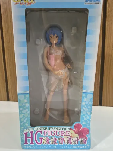 Evangelion Rei Ayanami Summer Beach HG Figure SEGA White Ver.