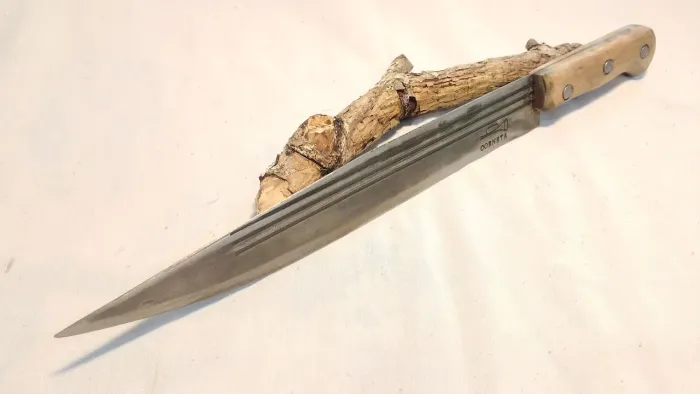 Faca churrasco artesanal Corneta 43cm
