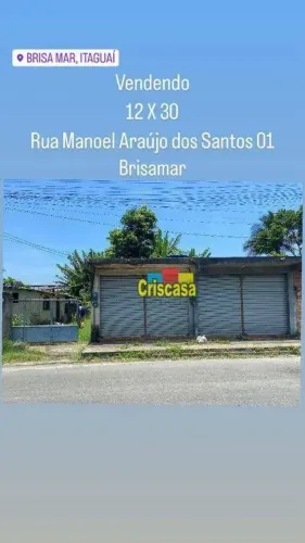 Terreno à venda, 30 m² por R$ 200.000,00 - Brisa Mar - Itaguaí/RJ