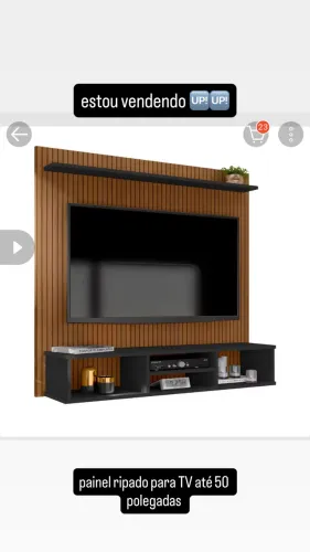 painel para tv até com 50 polegadas 
