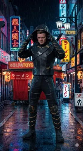 Hawkeye, Versão Deluxe, Avengers Endgame Hot Toys Gavião Arqueiro
