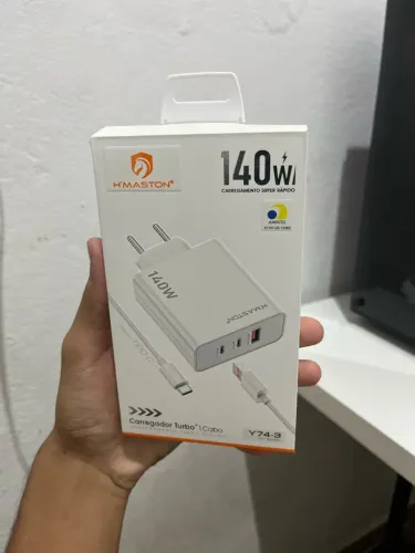 Carregador 140W Tipo C Notebook e MacBook Novo