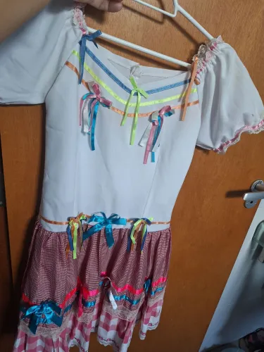 Vestido para festa junina tam 14 ou P adulto