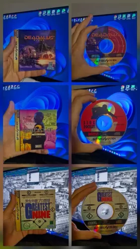11 jogos Sega Saturn - Japoneses