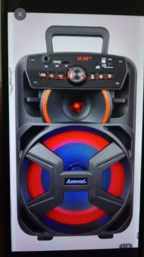 Caixa de som Amvox Aca 221 bivolt
