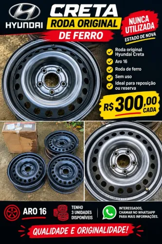 Rodas de ferro aro 16
